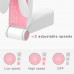 Portable Mini Handheld Fans, Small Personal Pocket Little Fan for Home Office Hiking Travelling, USB Rechargeable, Two Modes, Soft TPE Material, Pink 